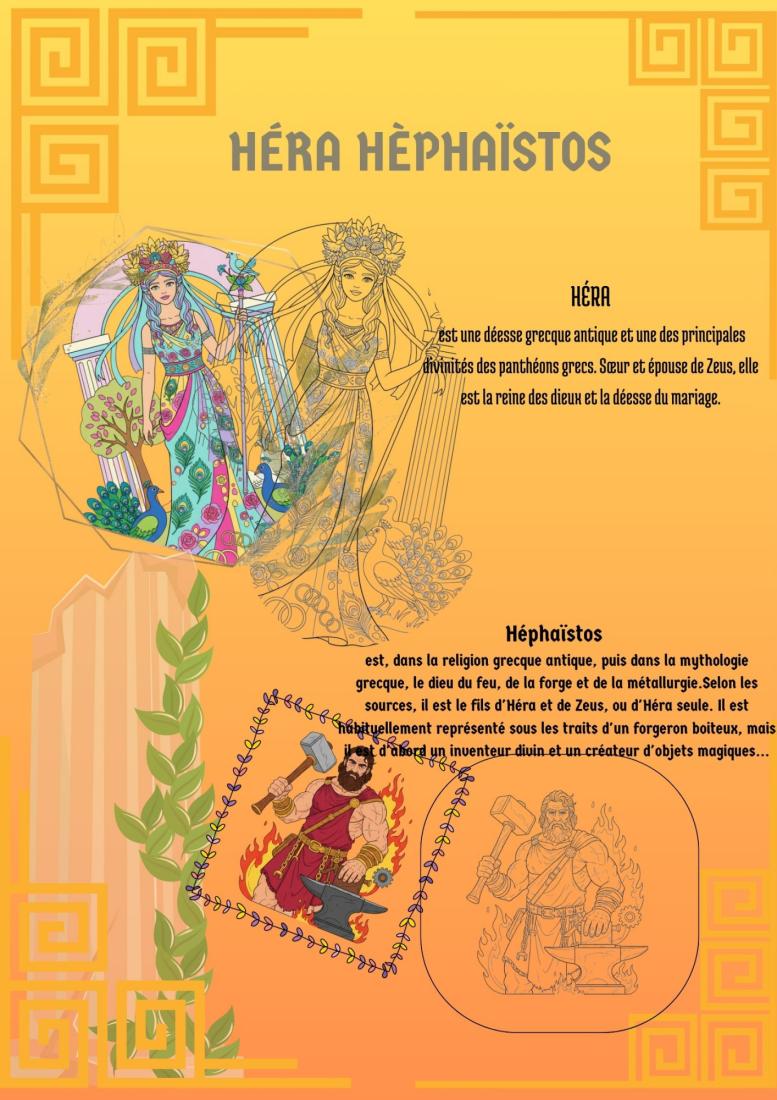🎨 Livre de Coloriage : Déesses & Dieux Grecs 🏛️– Mythologie Fun & Éducatif ✨