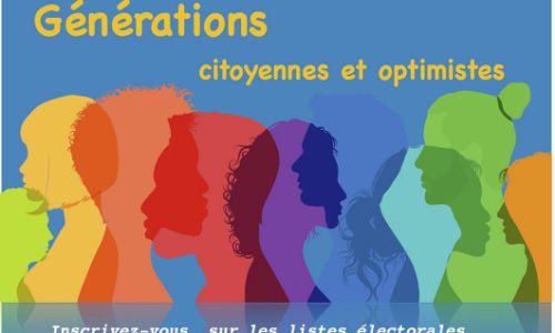Avril 2022 Affiche pour une association sur Grenoble pour inciter les plus jeunes à voter.