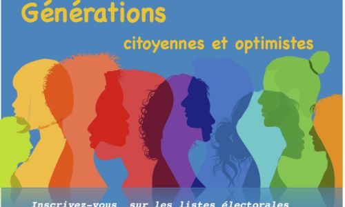 Avril 2022 Affiche pour une association sur Grenoble pour inciter les plus jeunes à voter.