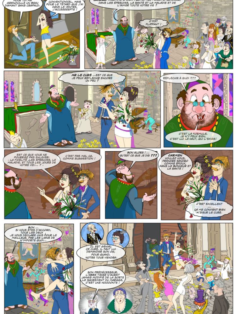 planche 2 pour la BD: 'Et un et deux et une fraterie'