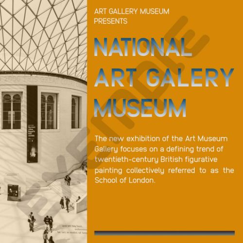 Affiche Expo Art Gallery Museum