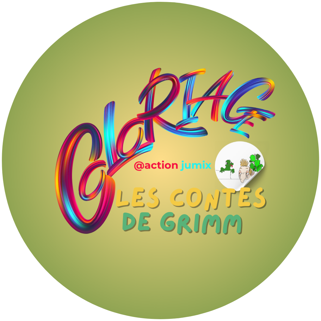 Livre à colorier Contes de Grimm illustré par Théo Jumix, disponible sur Etsy